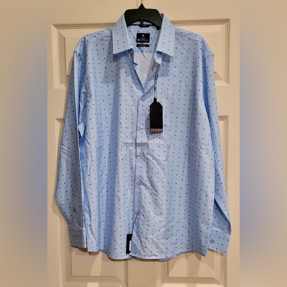 NWT Mens Ben Sherman Slim Fit size XL 17 - 17.5, sleeve 34/35